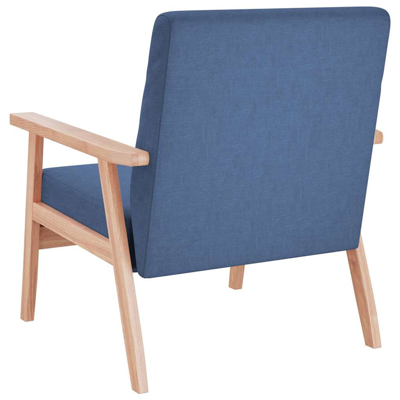 Fotoliu, albastru, material textil