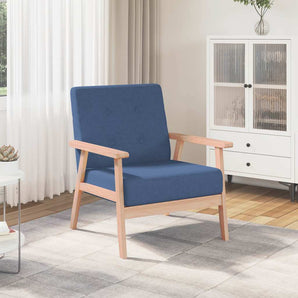 Fotoliu, albastru, material textil
