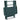 Set mobilier bistro pliabil, 3 piese, verde, plastic