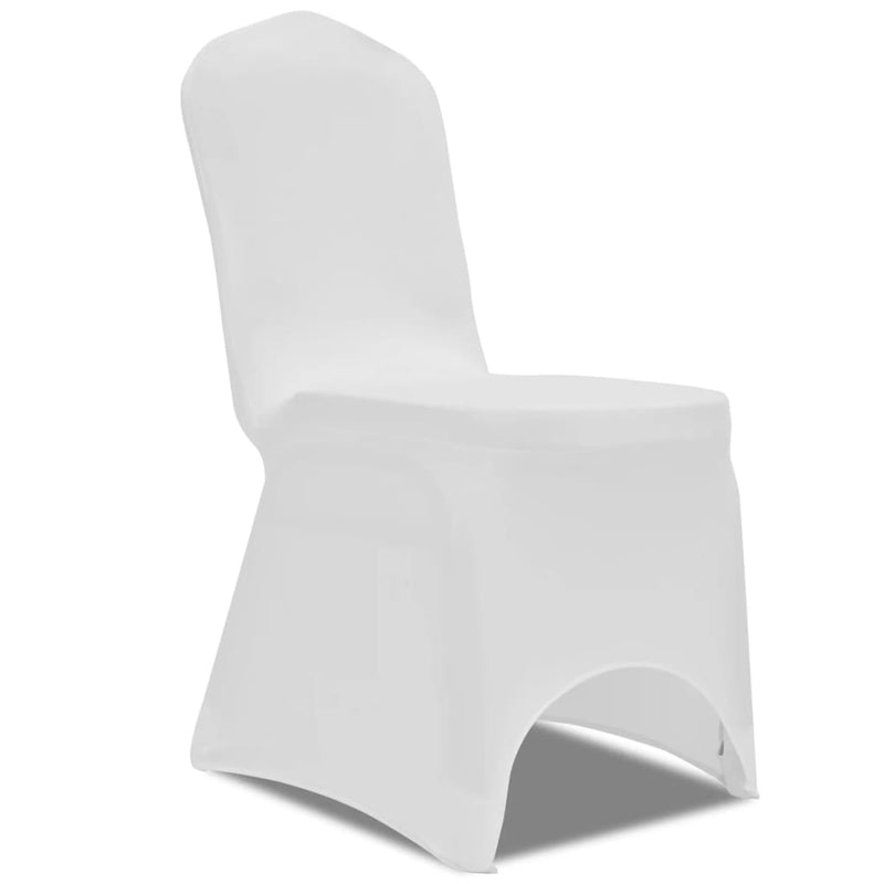 Huse elastice scaun, alb, 100 buc.