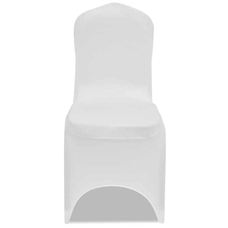 Huse elastice scaun, alb, 100 buc.