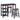 Set mobilier de bar, 3 piese, MDF, negru