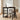 Set mobilier de bar, 3 piese, MDF, negru