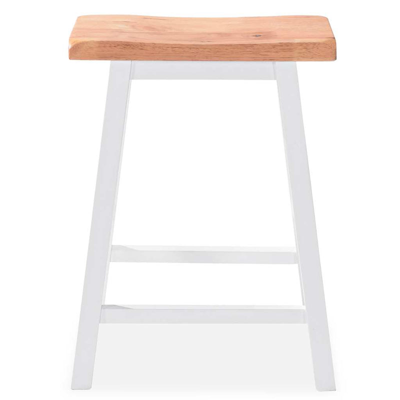 Set mobilier de bar, 3 piese, alb, MDF