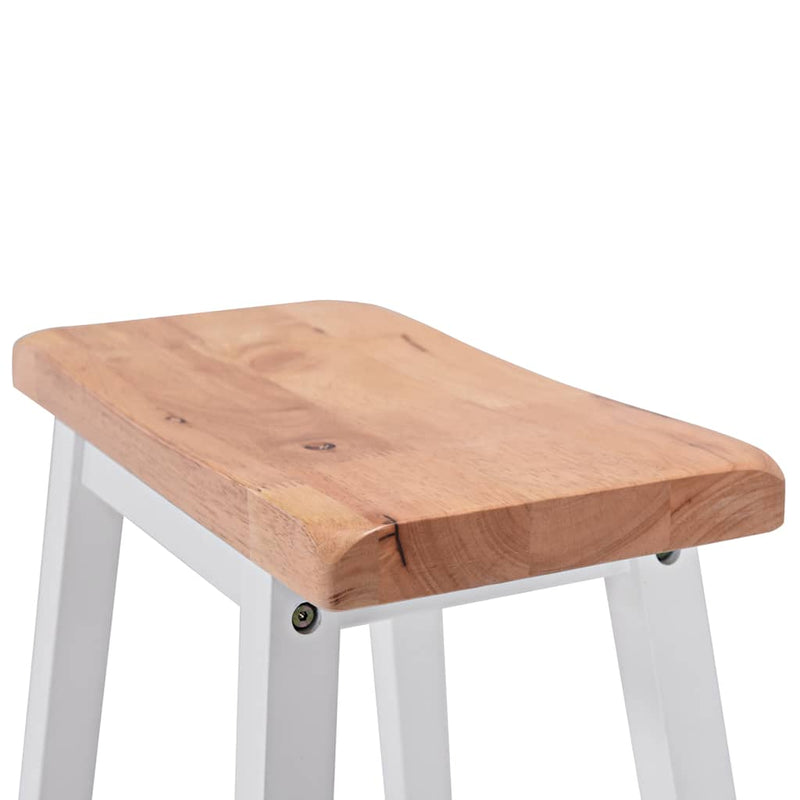 Set mobilier de bar, 3 piese, alb, MDF
