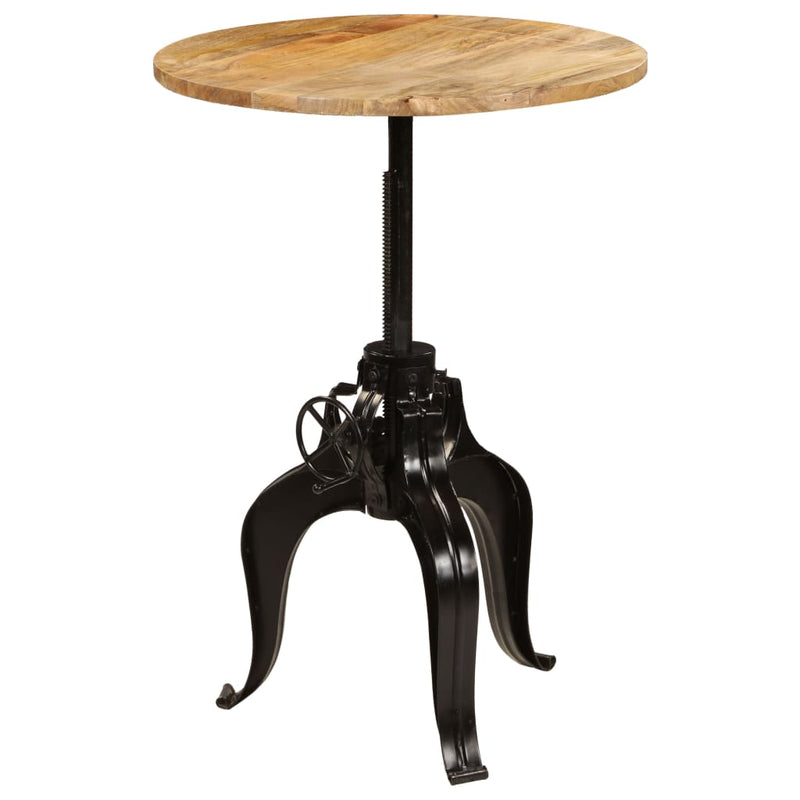 Masă de bar, lemn masiv de mango, 75 x (76-110) cm