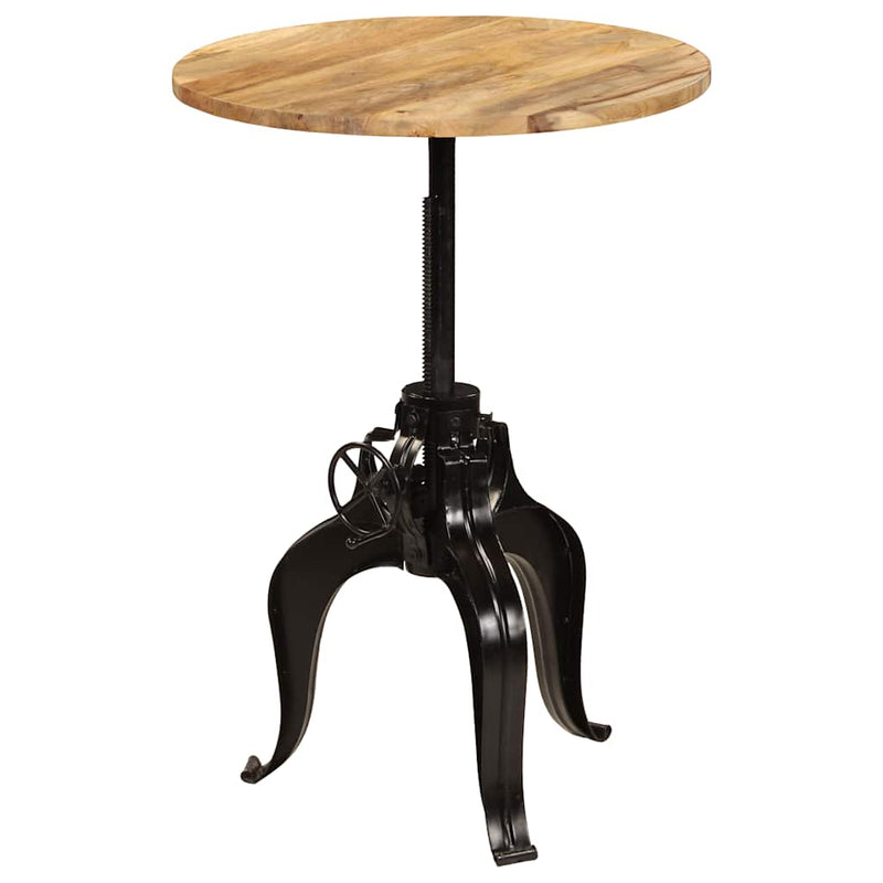 Masă de bar, lemn masiv de mango, 75 x (76-110) cm