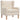 Fotoliu, alb crem, material textil