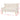 Canapea cu 2 locuri, material textil, alb crem