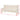 Canapea cu 3 locuri, material textil, alb crem
