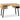 Birou Lemn masiv de tec reciclat 110x50x76 cm