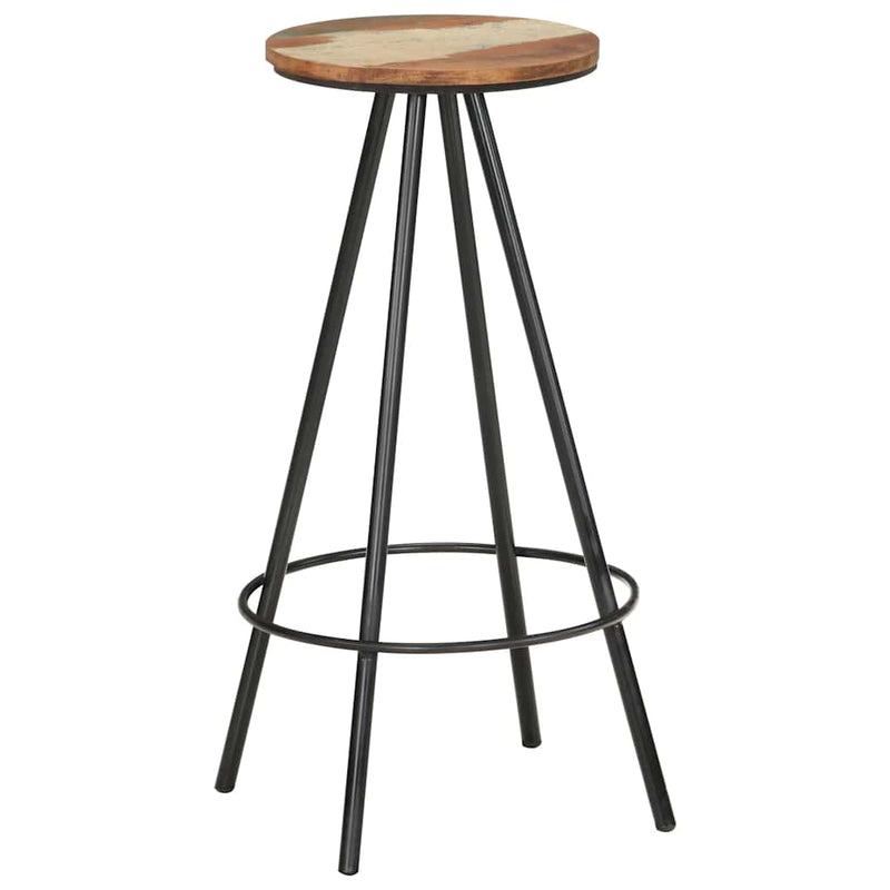 Scaune de bar, 2 buc., lemn masiv reciclat