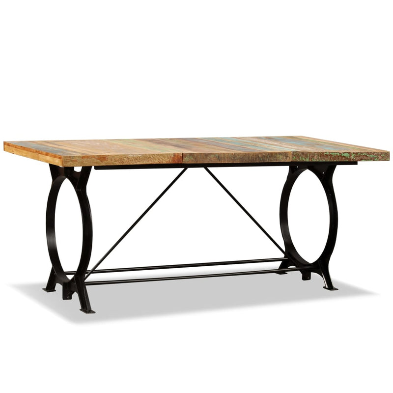 Masă de bucătărie, 180 cm, lemn masiv reciclat