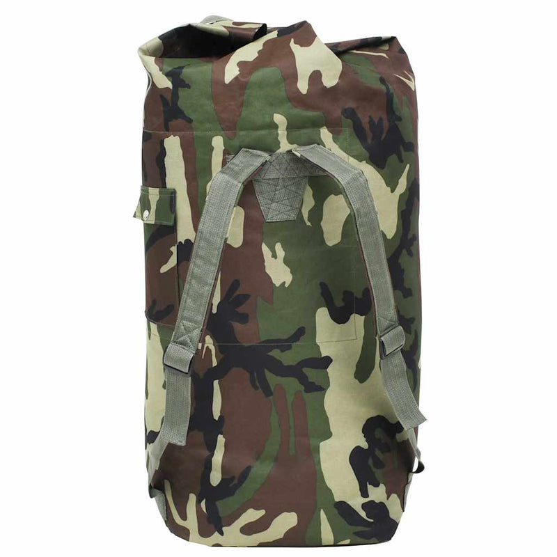 Rucsac în stil militar, 85 L, camuflaj