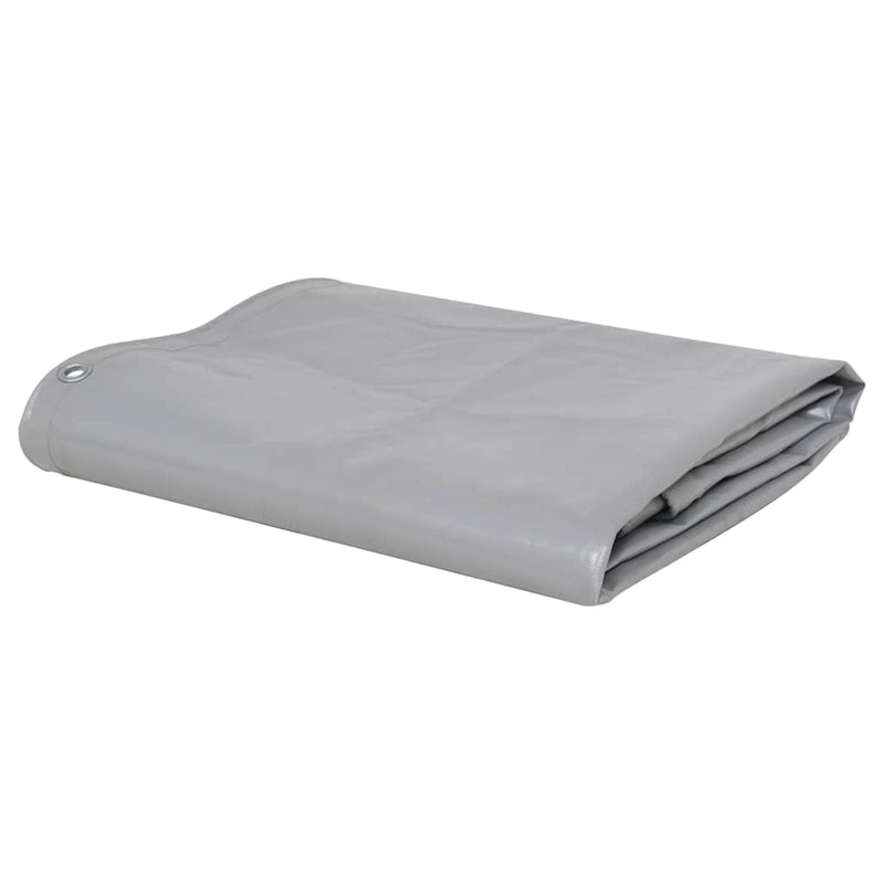 Prelate Gri 2 x 3 m Pânză cu acoperire PVC