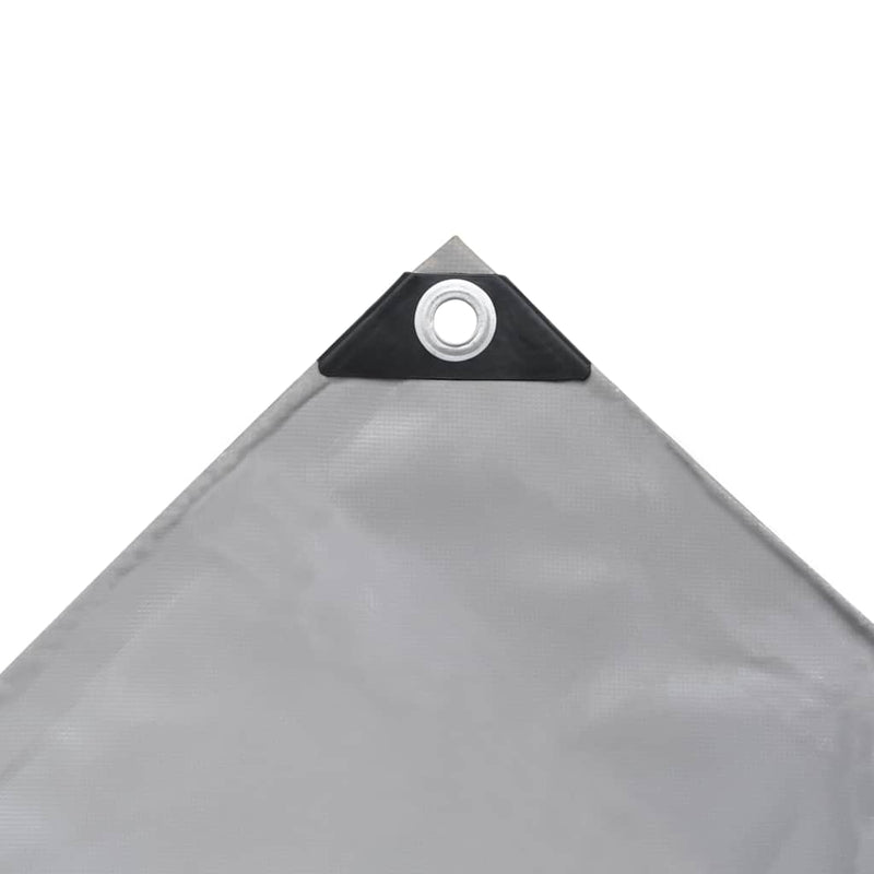 Prelate Gri 3 x 4 m Pânză cu acoperire PVC