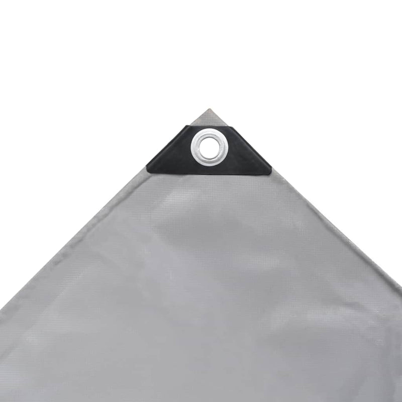 Prelate Gri 4 x 4 m Pânză cu acoperire PVC