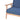 Set cu canapele, 2 piese, material textil, albastru