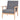 Set canapea din 3 piese, material textil, gri închis