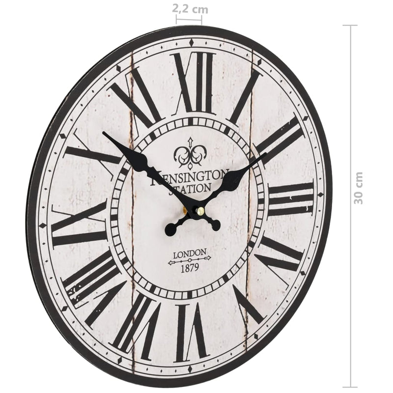 Ceas de perete vintage London, 30 cm
