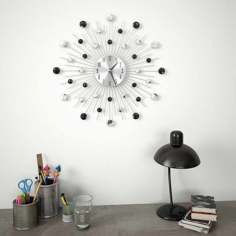 Ceas de perete, mecanism cuarț, 50 cm, design modern