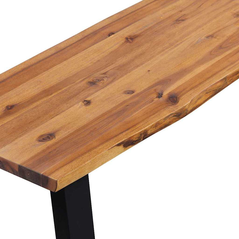 Bancă din lemn masiv de salcâm 145 cm
