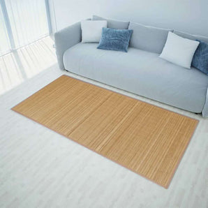 Covor din bambus, maro, 100x160 cm
