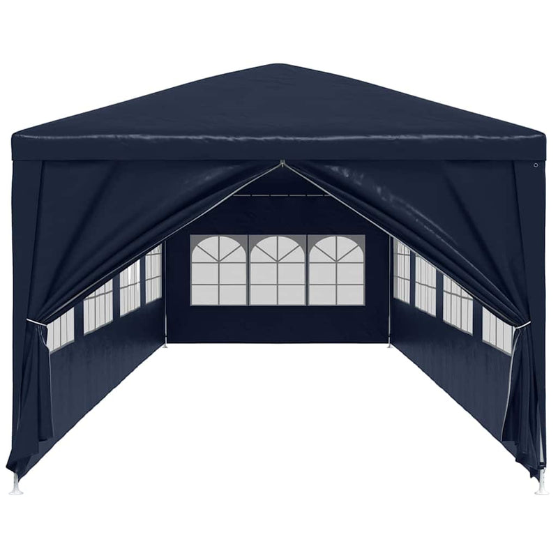 Pavilion de grădină 3 x 12 m, albastru