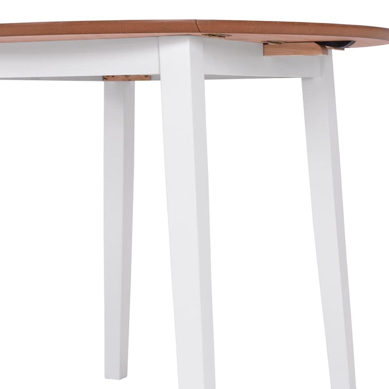 Set mobilier bucătărie, 3 piese, MDF și lemn de hevea, alb
