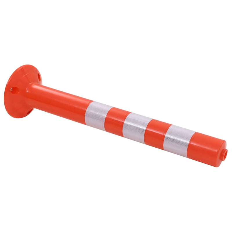 Baliză control trafic, 2 buc., plastic, 75 cm