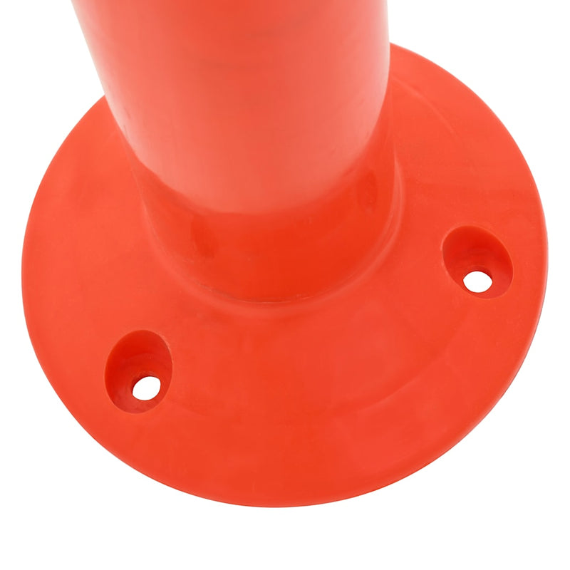 Baliză control trafic, 5 buc., plastic, 75 cm