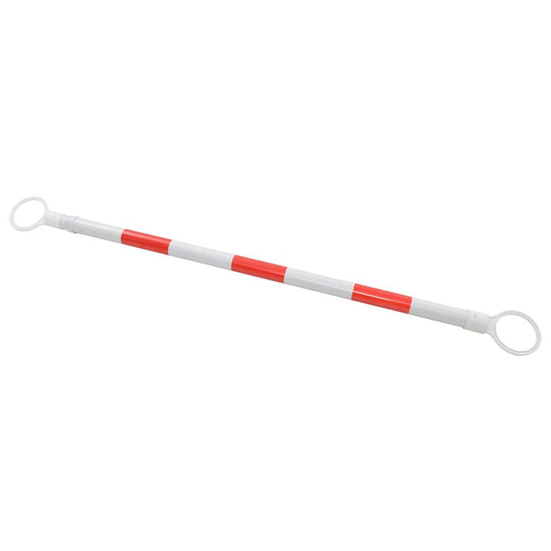 Baliză rutieră retractabilă, 2 buc., 116-197 cm, plastic