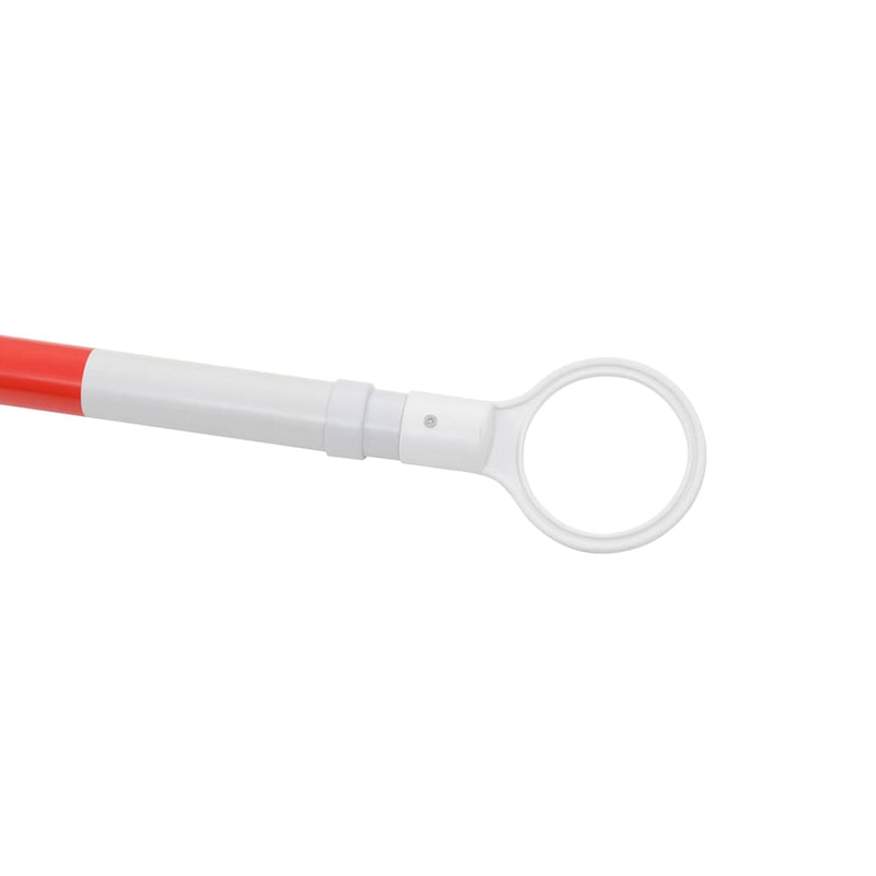 Baliză rutieră retractabilă, 2 buc., 116-197 cm, plastic