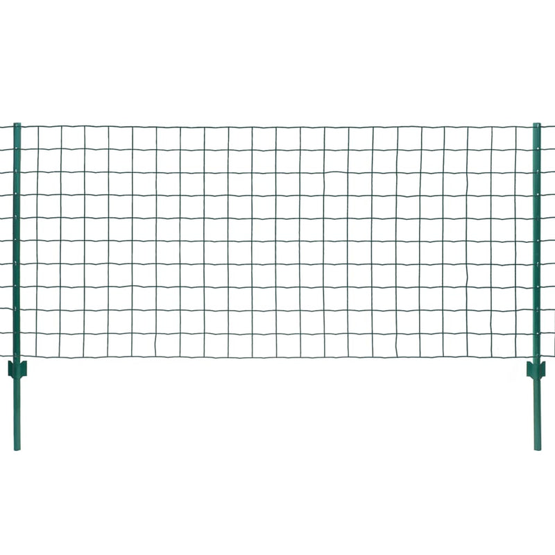 Gard Euro, verde, 20 x 1,5 m, oțel