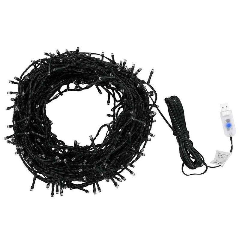 Instalație de lumini 400 LED-uri, alb rece, 40 m, int./ext.