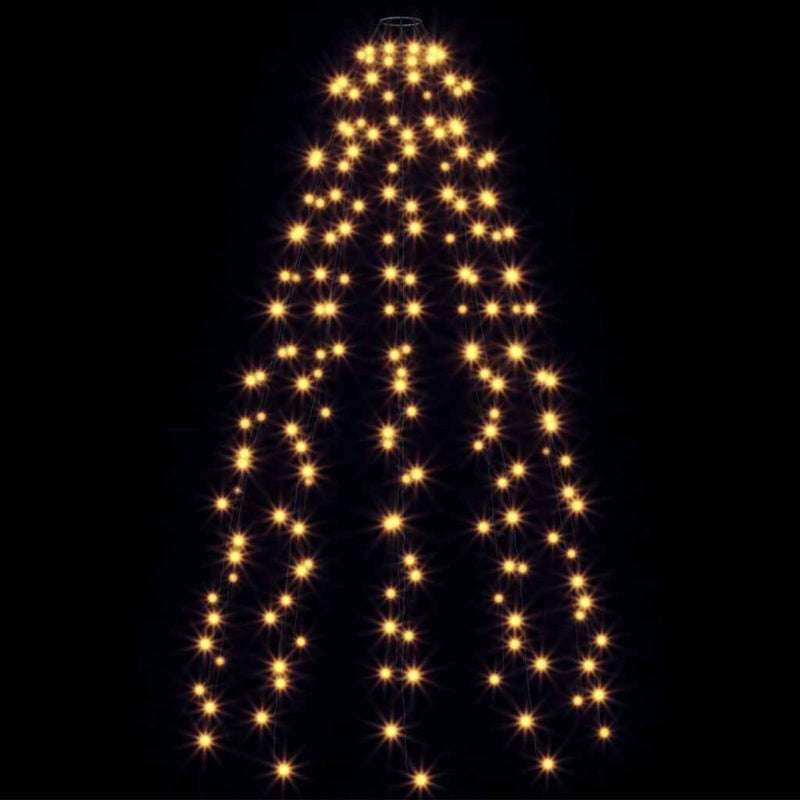 Instalație de lumini brad de Crăciun cu 180 LED-uri, 180 cm