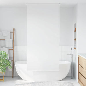 Roletă perdea de duș 100x240 cm Alb