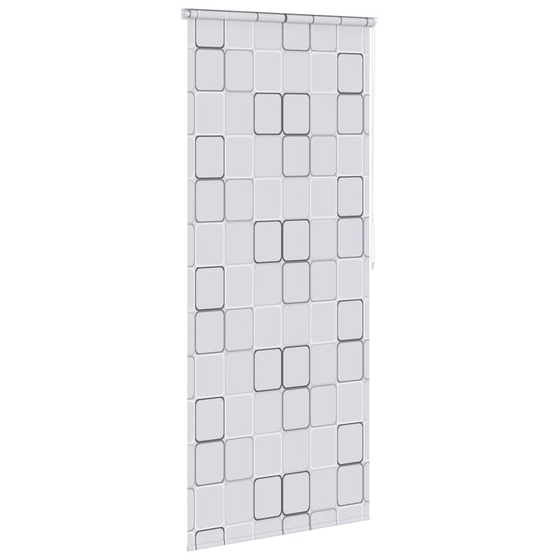 Jaluzea roletă de duș 80x240 cm Model pătrate