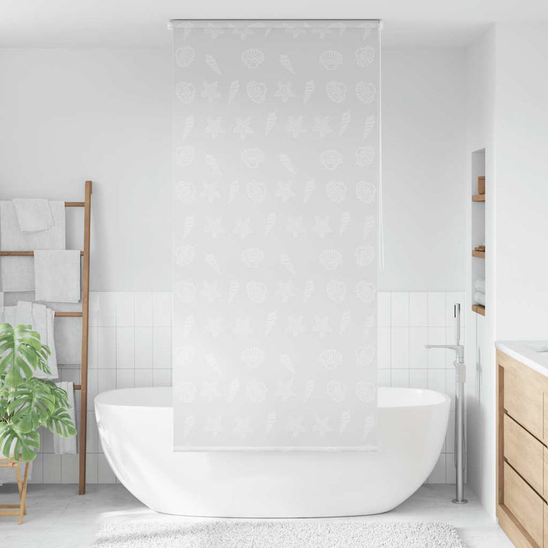Roletă perdea de duș 80x240 cm Model stea de mare