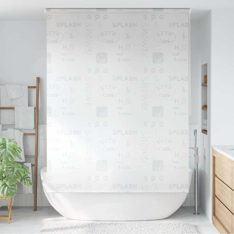 Roletă perdea de duș 160x240 cm Imprimeu Splash
