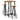 Set mobilier de bar, 3 piese, lemn masiv reciclat