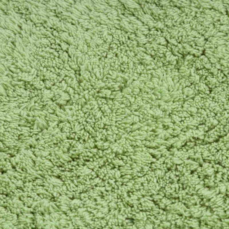 Set covorașe baie, 3 piese, verde, textil
