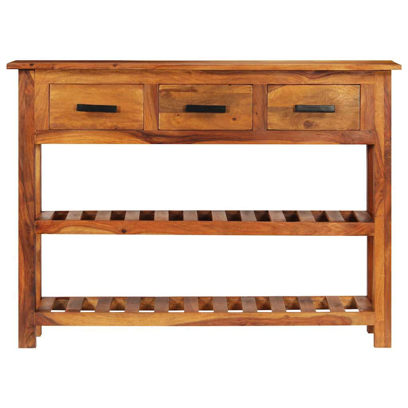 Dulap cu 3 sertare, 110x30x80 cm, lemn masiv