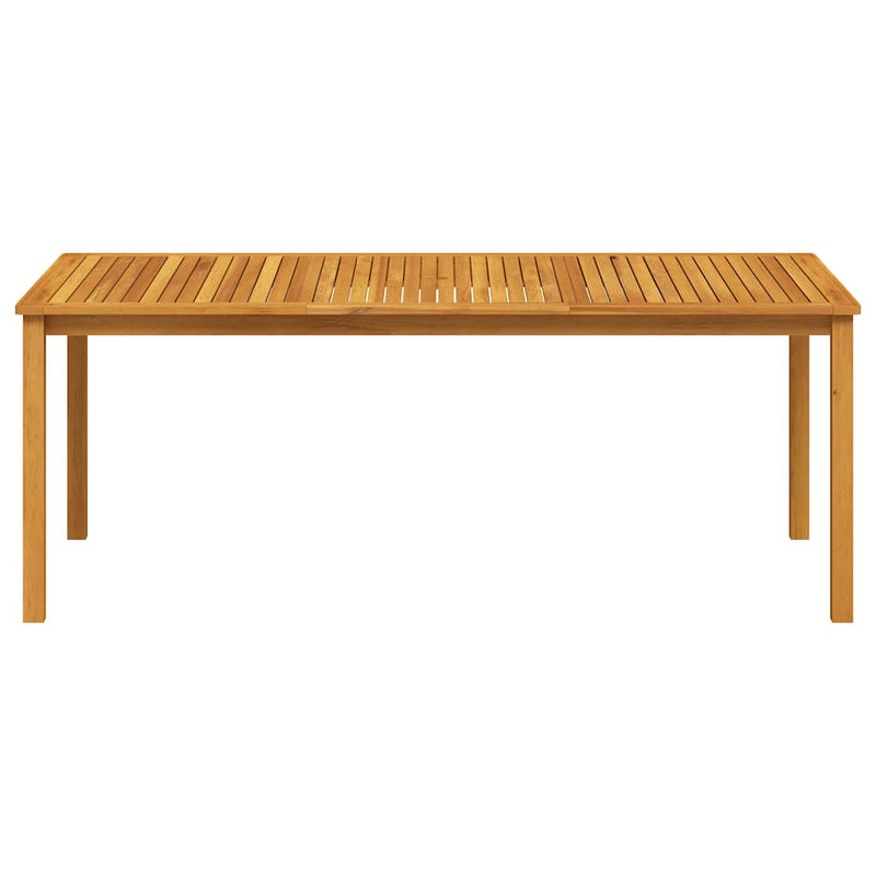 Masă de grădină, 200x100x74 cm, lemn masiv de acacia