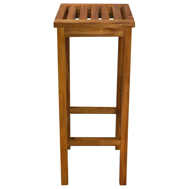 Scaune de bar, 2 buc., lemn masiv de acacia