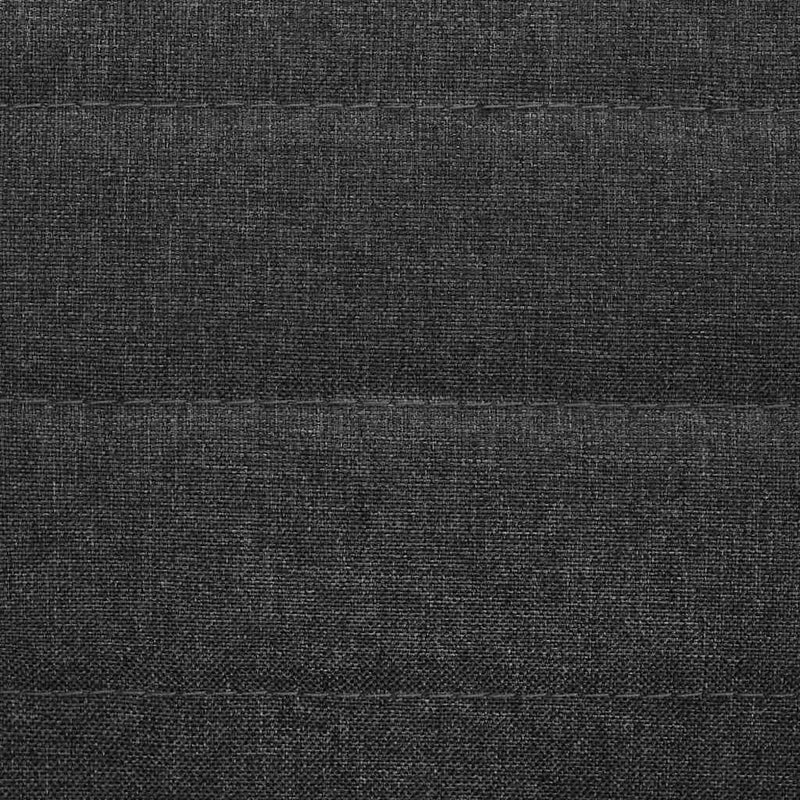 Scaune de bucătărie, 2 buc., gri închis, material textil