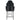 Scaun tratament facial, piele artificială, 185x78x76 cm, negru