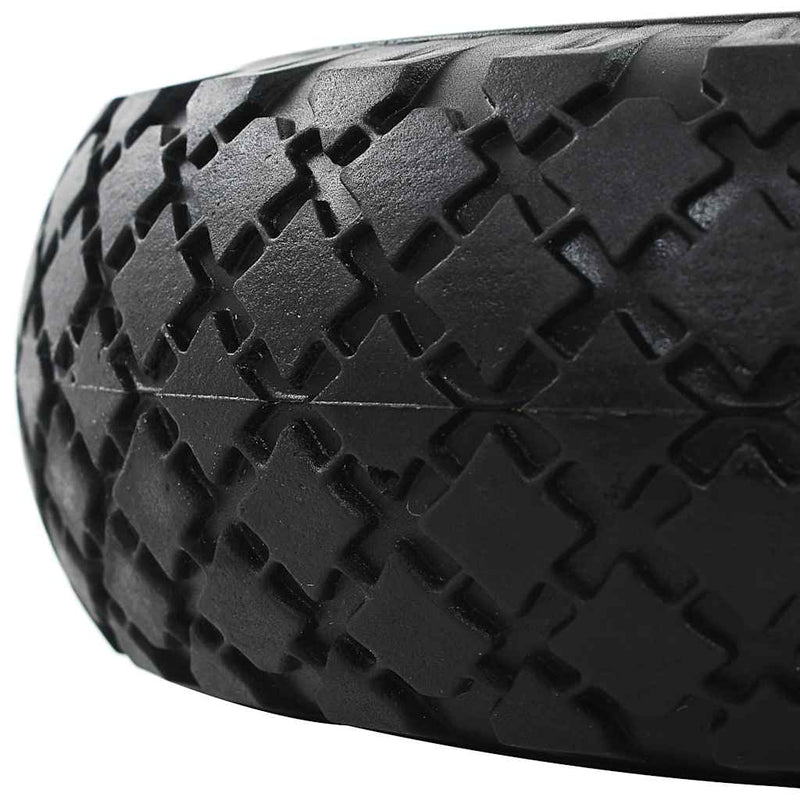 Roți cărucior industrial, 2 buc, PU 3.00-4 (260 x 85)