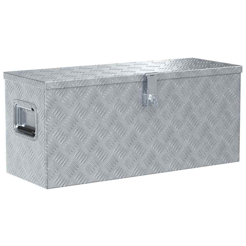 Cutie din aluminiu, 80 x 30 x 35 cm, argintiu