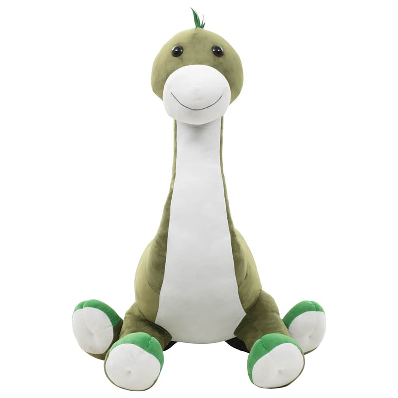 Jucărie dinozaur Brontosaurus, verde, pluș